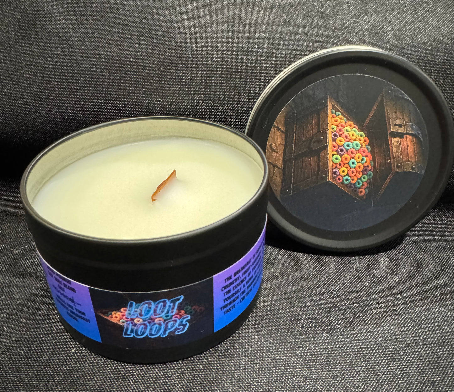 Loot Loops 6oz Metal Tin