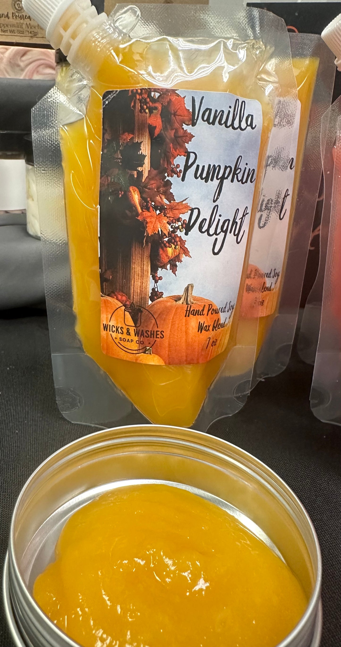 Vanilla Pumpkin Delight Squeeze Wax Melts