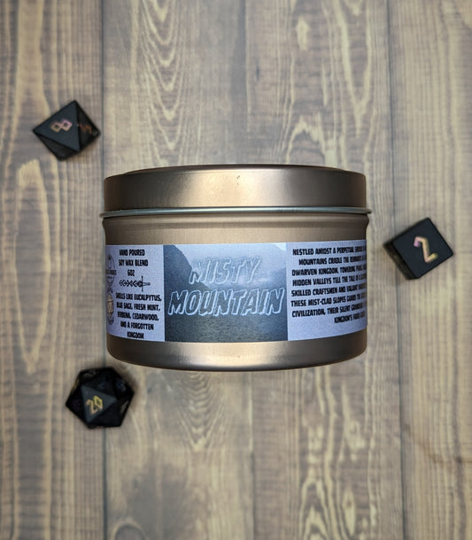 Misty Mountain 6oz Metal Tin